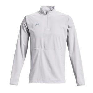 Men's Under Armour Light Grey Motivate 2.0 Long Sleeve Coach's Jacket